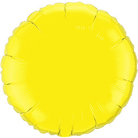 18" Yellow Round - Click Image to Close
